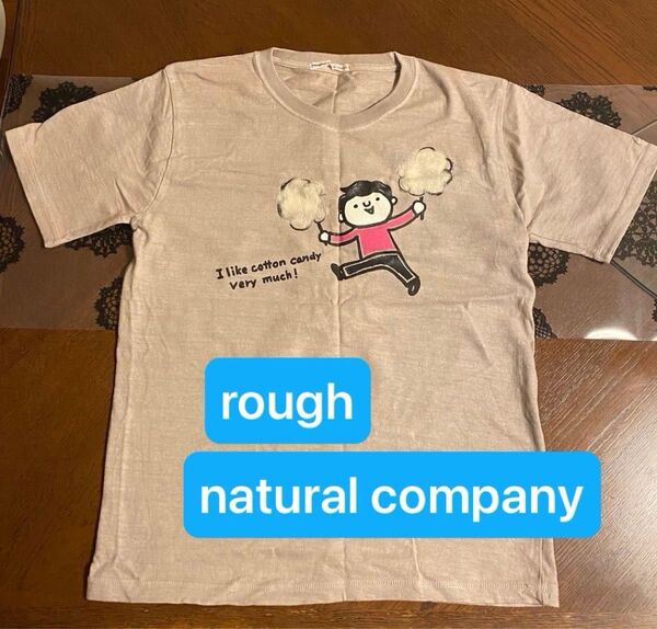 rough natural charm Tシャツ 綿100% 半袖Tシャツ