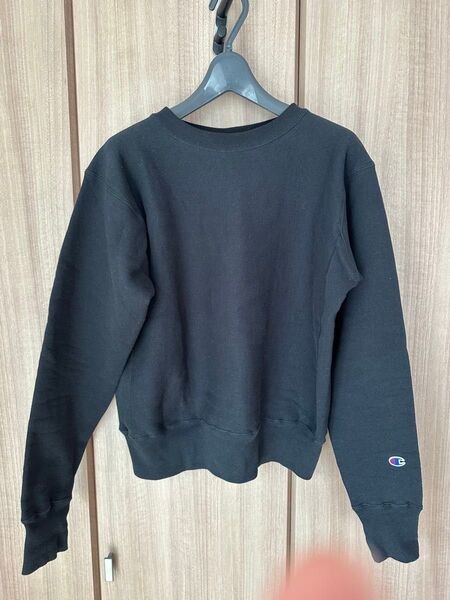 Champion リバースウィーブクルーネックスウェットシャツブラック MADE IN USA Mサイズ