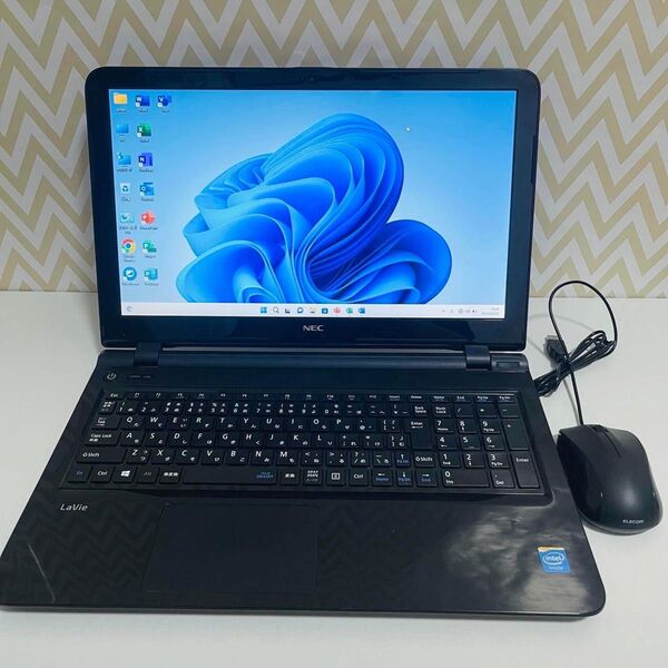 T207 NECノートパソコン WebカメラSSD高速Windows11オフィス