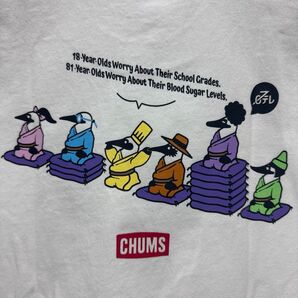 新品 受注生産【CHUMS×笑点】コラボTシャツ ステッカー付き