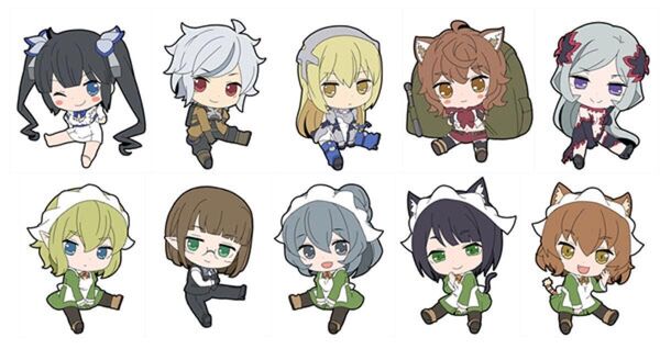 ダンジョンに出会いを求めるのは間違っているだろうか ぺたん娘トレーディングラバーストラップ