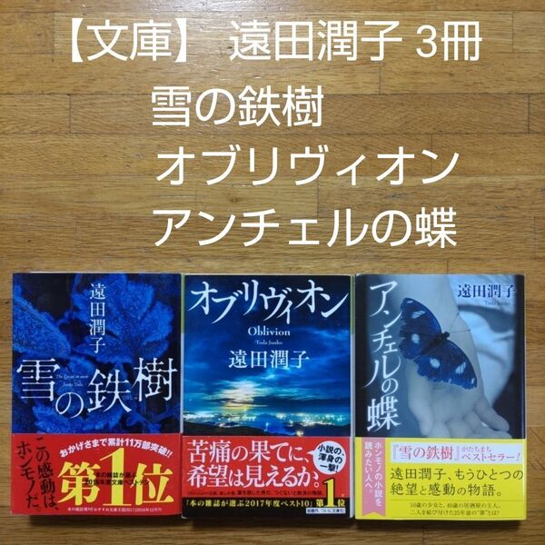 【文庫】 遠田潤子 3冊セット 雪の鉄樹 アンチェルの蝶 オブリヴィオン