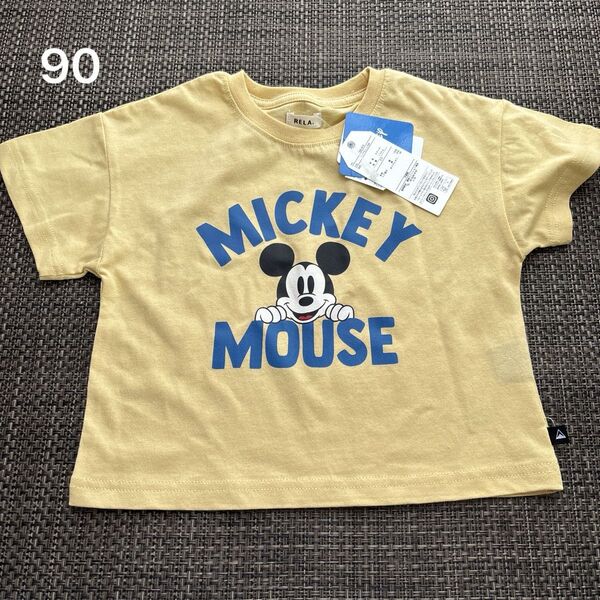 Tシャツ キッズ 半袖 半袖Tシャツ ベビー ミッキーマウス 90cm 新品