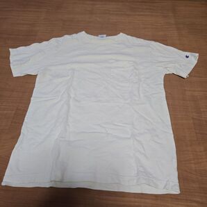 Champion ポケットTシャツ ホワイト 古着