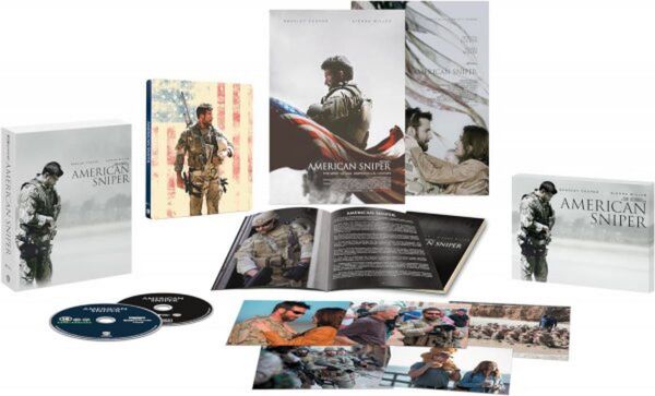 アメリカン・スナイパー 4K UHD+Blu-ray コレクターズ・エディション スチールブック ポスター ブックレット カード