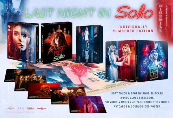 ラストナイト・イン・ソーホー 4K Ultra HD+ブルーレイコレクターズ・エディション スチールブック アートカード ポスター