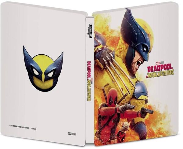 デッドプール&ウルヴァリン 4K UHD+ブルーレイ セット 海外盤スチールブック 「ウルヴァリン」アート