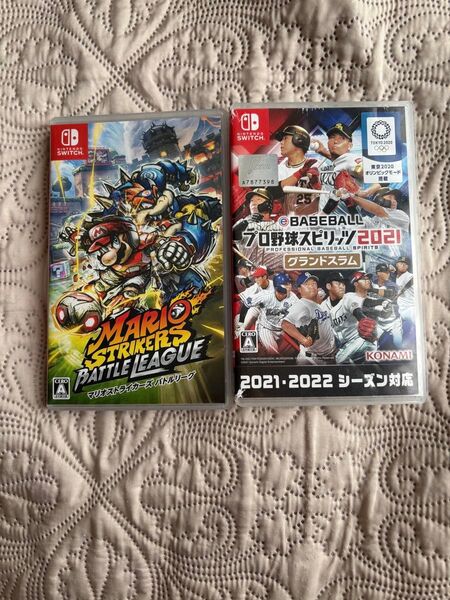 マリオストライカーズバトルリーグ、プロ野球スピリッツ2021 ケースのみ
