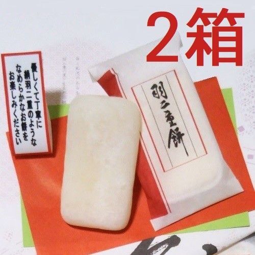 北陸 金沢 銘菓 羽二重餅 9枚入 2箱 和菓子 お餅 個包装