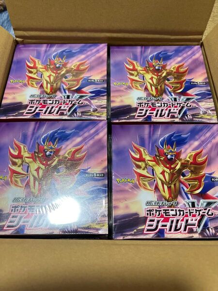 ポケモンカードゲーム シールド シールドv 未開封BOX シュリンク付き 完美品 シールドマリィ マリィ 1BOX 拡張パック
