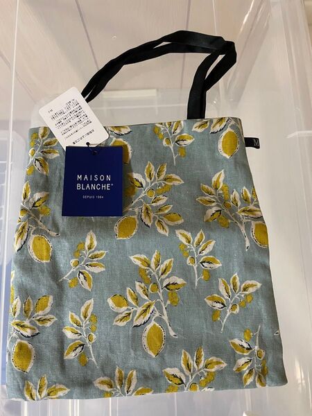 MAISON BLANCHE メゾンブランシュ トートバッグ レモン柄