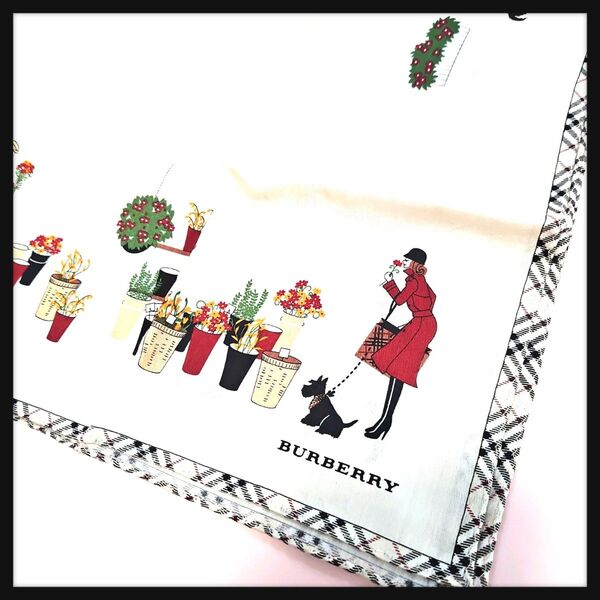 クーポンセール BURBERRY バーバリー 女の子 ハンカチ