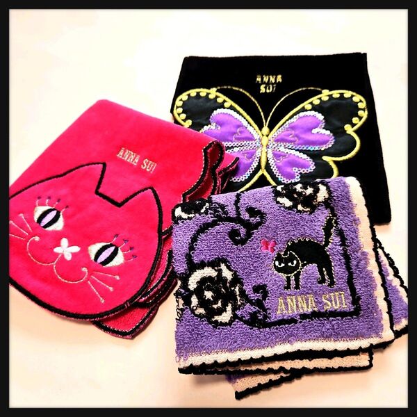 ANNA SUI アナスイ タオルハンカチ タオルポーチ