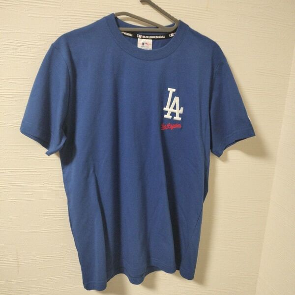 MLB ロサンゼルス・ドジャース Tシャツ Mサイズ ブルー Los Angeles Dodgers