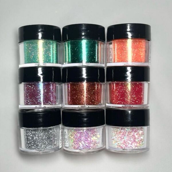 【未使用】Young Nails / ヤングネイルズ グリッター ラメ 9個