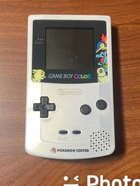 【現状品】ゲームボーイカラー 本体(CGB-001/ポケモン金銀記念バージョン) GBC ★送料込み