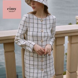 eimy istoire ツイードジャケット White