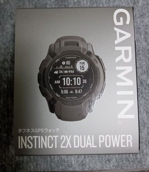 ガーミン GARMIN スマートウォッチ Instinct 2X Dual Power 試着のみ