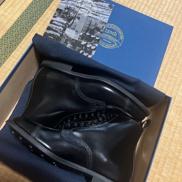 【UK7】SANDERS サンダース MILITARY DERBY BOOT レースアップブーツ ミリタリーダービーブーツ
