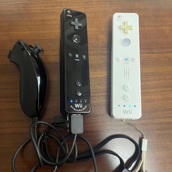 【3個セット】Wiiリモコンプラス 黒 白 ヌンチャク