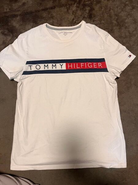 TOMMY HILFIGER Tシャツ ロゴ ホワイト Sサイズ