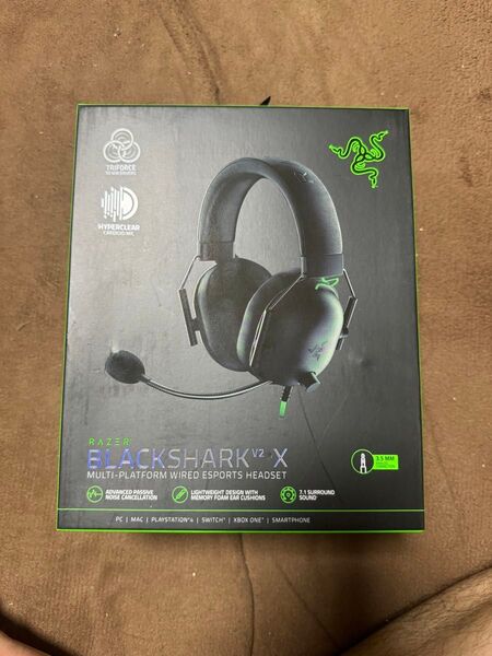 新品 未開封 Razer BlackShark V2 X BLACK ゲーミングヘッドセット ヘッドホン