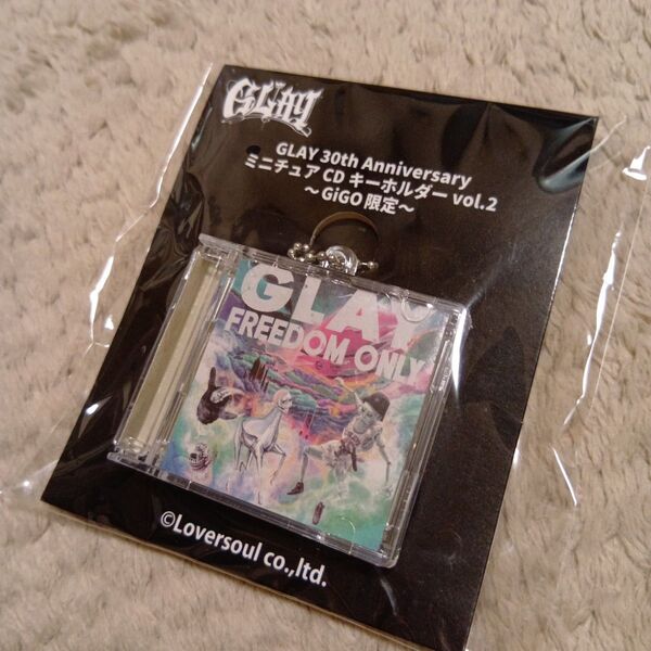 GLAY 30th Anniversary ミニチュアCDキーホルダーvol.2 GiGO限定