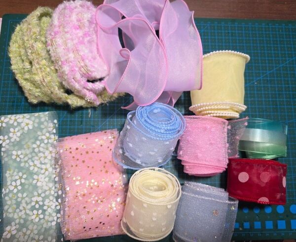 シフォンリボン ハンドメイド作家さん まとめ売り チュールなど