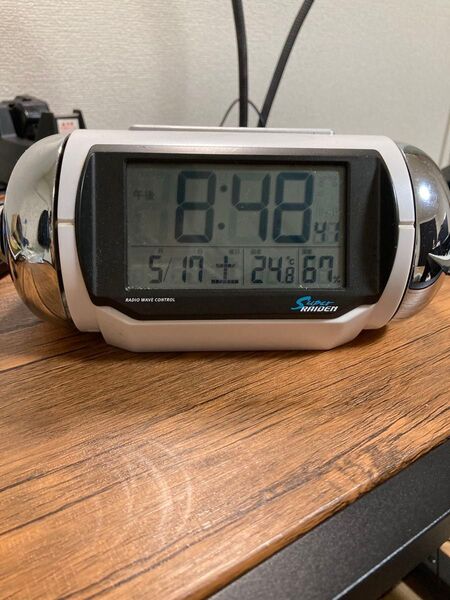 セイコークロック 置き時計 目覚まし時計 電波 デジタル 大音量 PYXIS ピクシス 02:白パール スーパーライデン