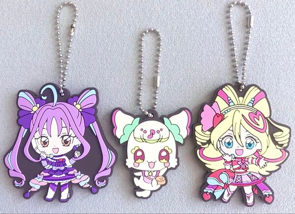 キミとアイドルプリキュア ラバーマスコット アイドル キュンキュン プリルン ラバーストラップ カプセルラバーマスコット