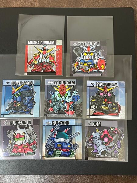 SDガンダムスナック 8枚セット MUSHA GUNDAM 武者ガンダム