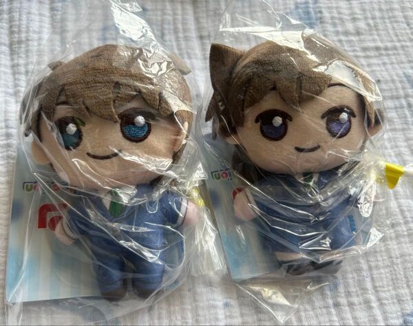 【非売品/新品未使用】工藤新一 & 毛利蘭 2点セット 名探偵コナン Pastel Art Collection マスコット