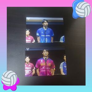 SVリーグ開幕記者会見 生写真セット【柳田将洋・山内晶大】