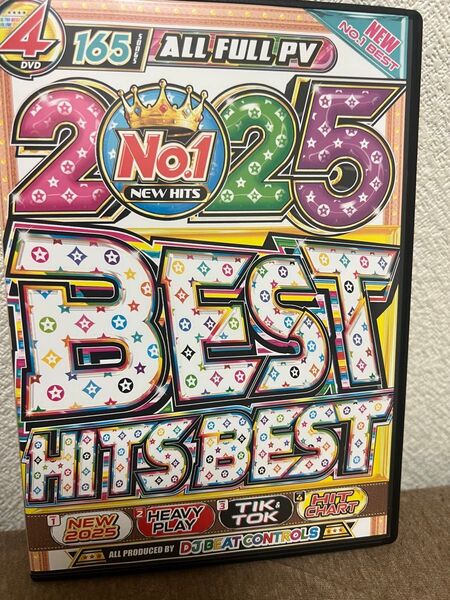 2025 No.1 Best Hits Best!洋楽DVD4枚組