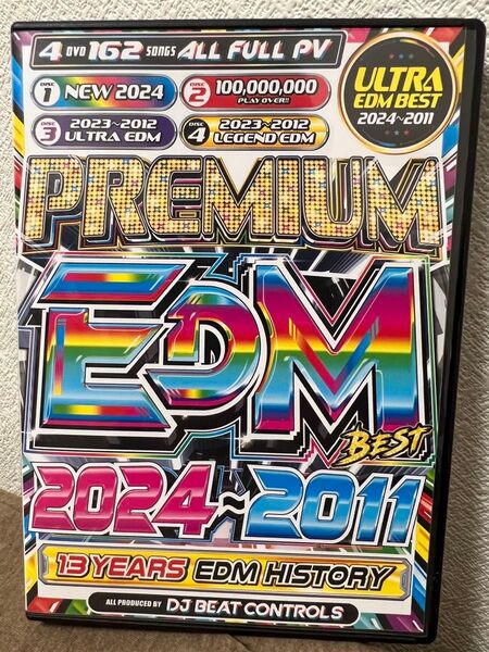 Premium EDM Best 2024〜2011!洋楽4枚組DVD
