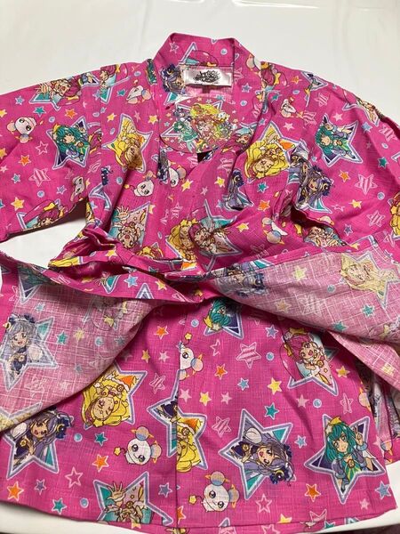 スタートゥインクルプリキュア 甚平 サイズ100㎝ ピンク