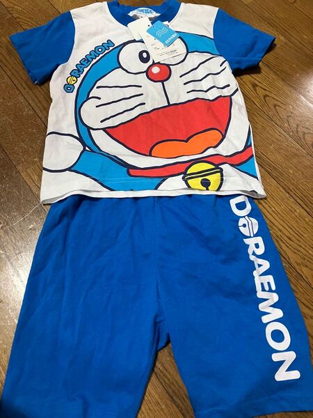 ドラえもん 上下セット パジャマ サイズ100㎝ さわやか素材 キッズ 半袖パジャマ