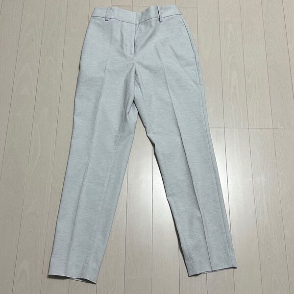 PLST リネンブレンドスティックパンツ