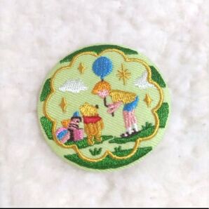 バンダイ 刺繍缶バッチ 刺繍缶バッジ くまのプーさん Disney ディズニー プーさん