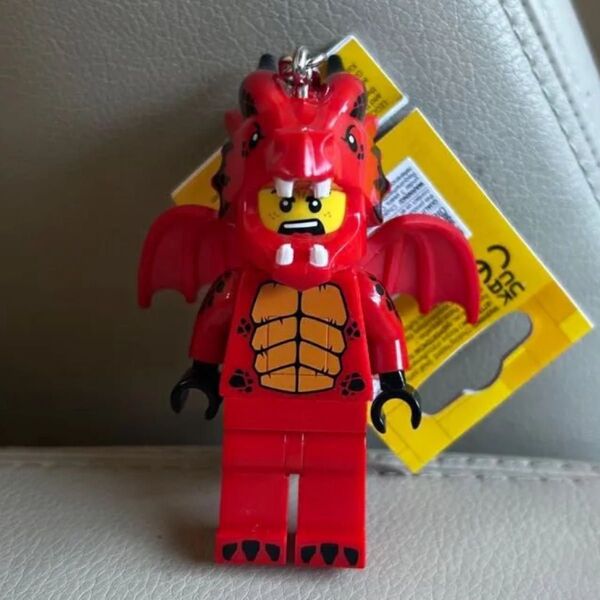レゴ ミニフィグ LEGO キーチェン キーホルダー LEDライト キーライト 恐竜
