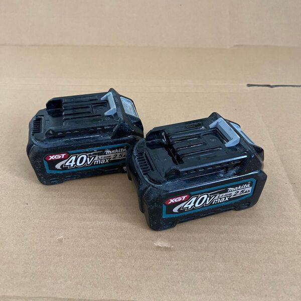 マキタ 2点まとめ売り 40Vmax リチウムイオンバッテリー BL4025 makita 雪マーク