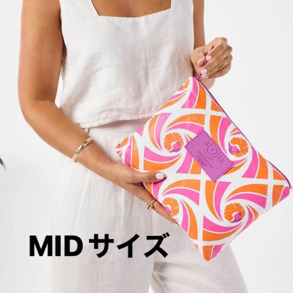 【限定】 アロハコレクション ハワイアン航空 コラボ 限定ポーチ Mサイズ