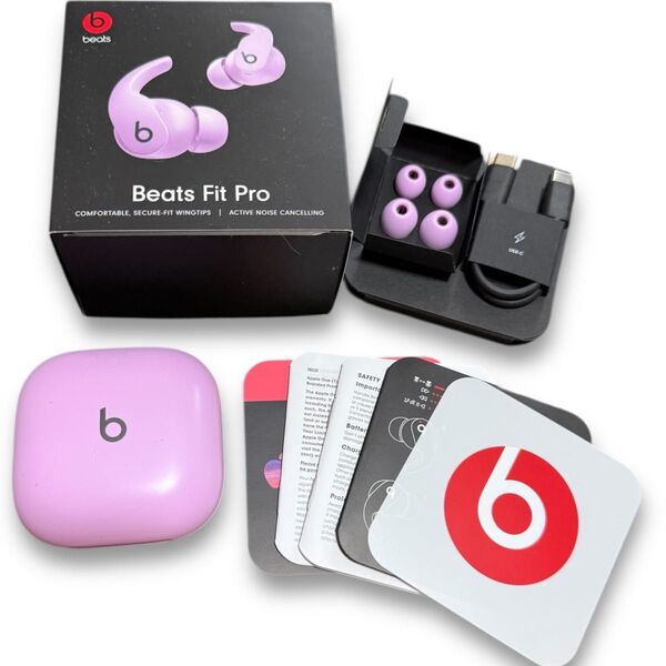 Beats Fit Pro ワイヤレスイヤホン アクティブノイズキャンセリング IPX4等級 耐汗仕様 ストーンパープル