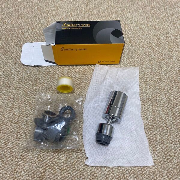 新品 洗面台 キッチン 蛇口水栓シャワーヘッド アダプターセット