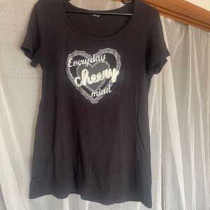 コムサイズム 半袖Tシャツ M レース ハート
