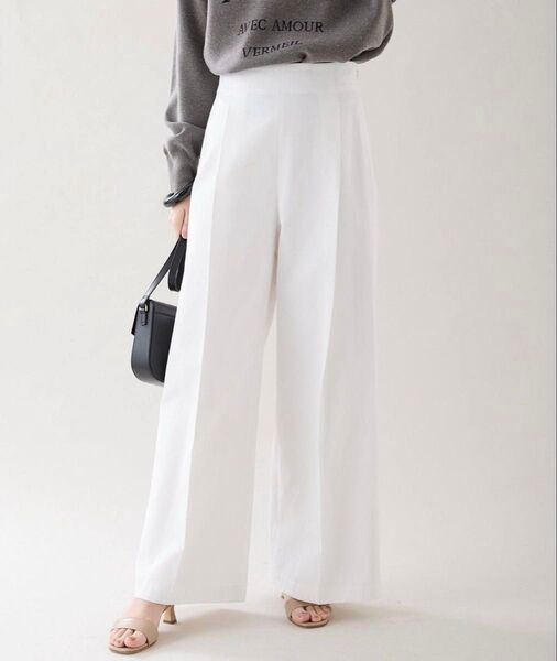 VERMEIL par iena ハイウエストチノパン 36 新品 パンツ