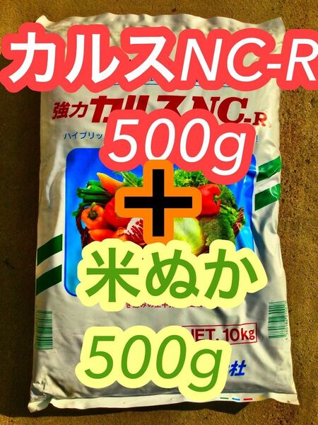 カルスNC-R こな状500g +米ぬ500g 令和7年 3製造