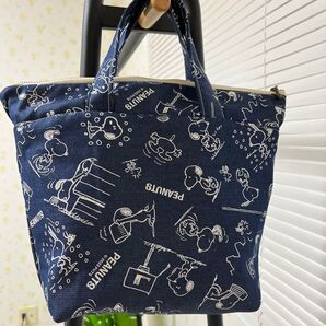 ハンドメイドメイド保冷保温トートバッグ
