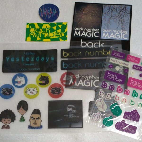 back number ステッカーセット