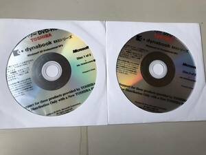 TOSHIBA　リカバリーDVD-ROM　dynabook RX3シリーズ　 R741/Cシリーズ　Windows XP Disc 1　~ Disc 2　2枚セット